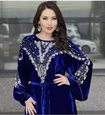 Ramzan Farasha Dress Dubai Abaya Hand Work Gown Kaftan SALE Eid Moroccan Long