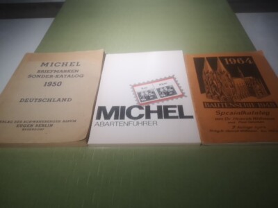 Michel Sonder-Katalog 1950, Abartenführer 1971, Wittmann Bautenserie 1948 1964
