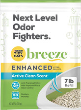 Purina Breeze Scented Litter Pellets Enhanced Refill 7lb Bags Pack of 4