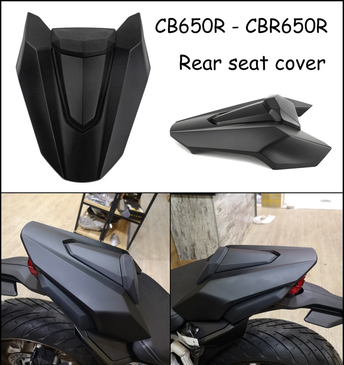 CB650R CBR650Rリアシート 2019-2022 Honda CBR650R CB650R Rear Passenger Red Tail Section