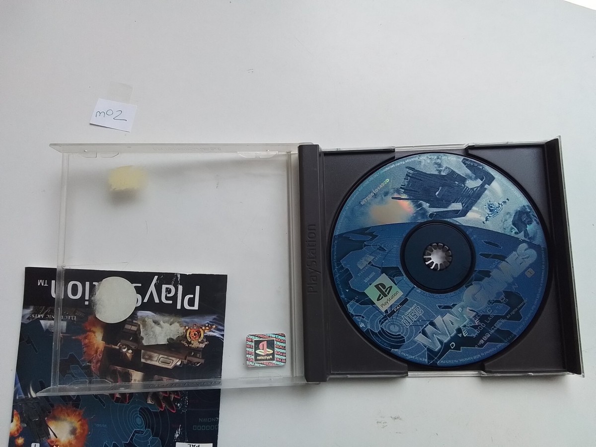 Wargames Defcon 1 Sur PS1 - Étiquette Noire - Édition Rare - Stratégie Sony