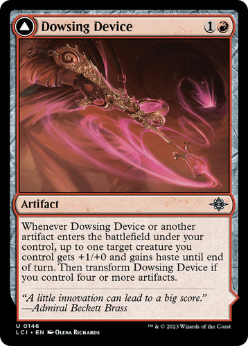 x1 Dowsing Device // Geode Grotto LCI MTG 146 UNCOMMON M/NM 1x