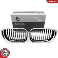 Esen SKV KüHlergrill KüHlergitter Chrom Schwarz FüR BMW 3Er Touring E46