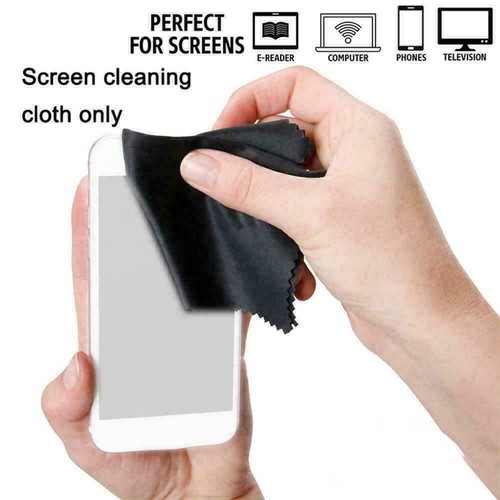Microfiber computer screen cleaning cloth 14*14CM B3P4 W7V7 X9I2 new. A3I3 - Photo 3/11