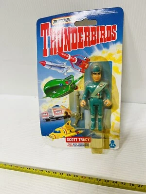 Thunderbirds Scott Tracy Matchbaox Vintage Tout - Photo 1/4