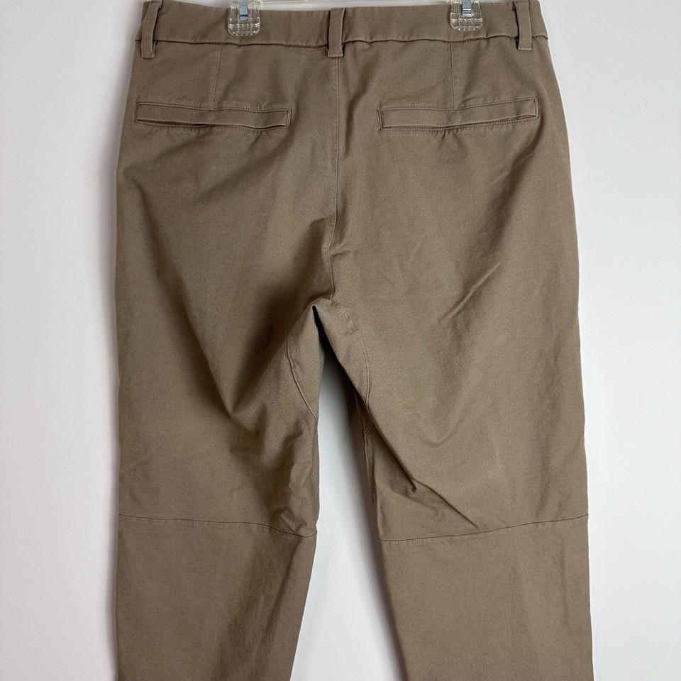 Lululemon ABC Commission Pants Mens 32x31 Sand Slim Earth Dye Stretch