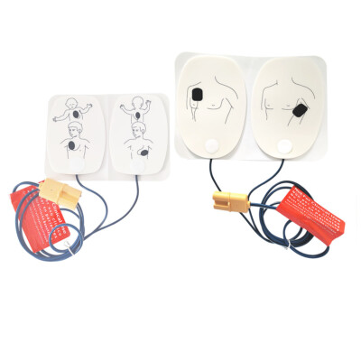 2 pairs Electrodes Replacement Training Pad For Defibrillate AED Training