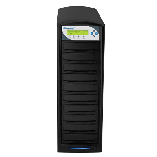 1-9 Red DVD CD Disco Duplicador Copiadora USB 3.0 + 320GB HDD SHARKNET-9T-DVD-BK Foto 4 de 4