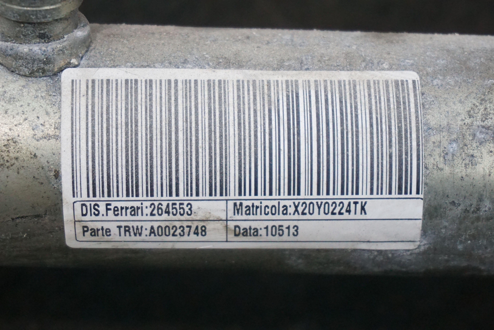 Steering Gear Rack & Pinion Assembly OEM 264553 Ferrari California 2012-14