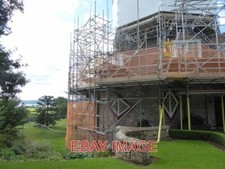 PHOTO  A-LA-RONDE HOUSE SWATHED IN SCAFFOLDING FOR ROOF REPAIRS 2019