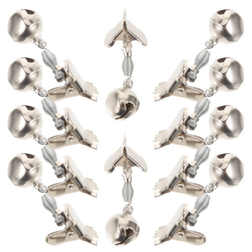 10 Stck. Tragbare Angelstange Glockenclips Metall Alarme - Bild 1 von 12