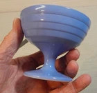 Sherbet Glass Hazel Atlas Depression Glass Moderntone Platonite  Pastel Blue