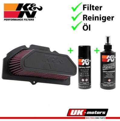 K&N Set Luftfilter + Reiniger + Öl