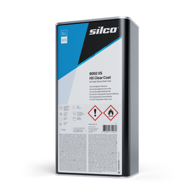 Silco 9050 X5 HS Klarlack Set 2k Glanzlack 9270 HS Langsamhärter 7,5L