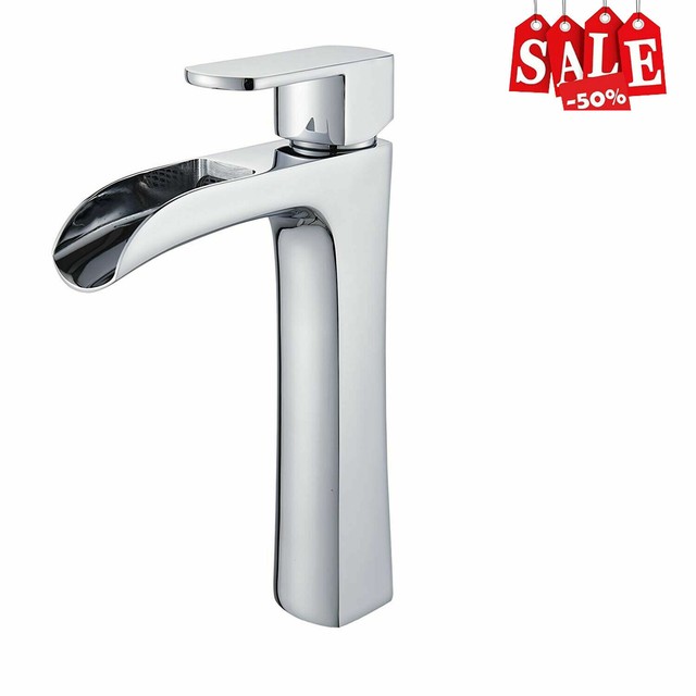 Jacuzzi Faucets Chrome 1 Handle Vessel Bathroom Sink Faucet 835541