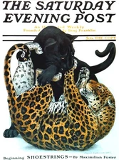 Saturday Evening Post 1916  Cover  Reproduction Giclee Print