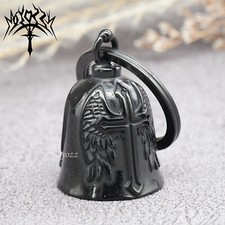 Campana de motociclista ala de ángel cruz motociclista suerte Gremlin campana de paseo para hombre