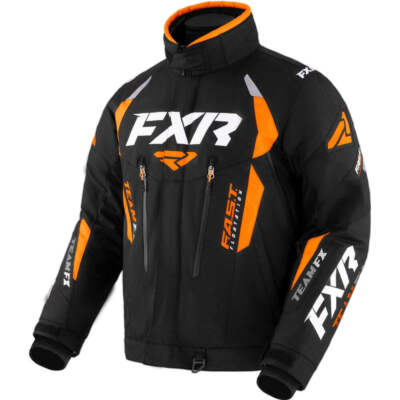 FXR Team FX 2-In-1 F.A.S.T. Insulated Snowmobile Jacket - Orange/Black