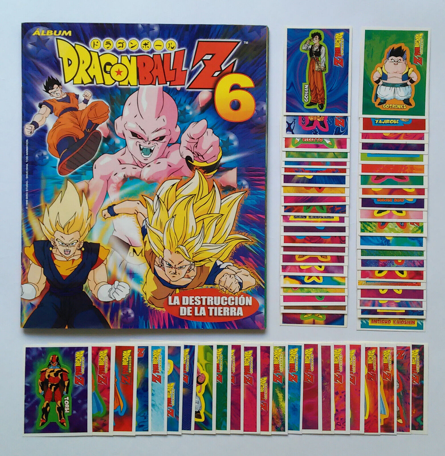 ALBUM DRAGON BALL GT NAVARRETE + SET COMPLETO