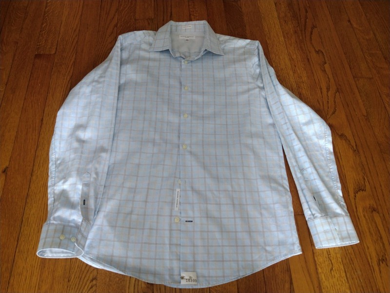 GENUINE BANANA REPUBLIC COLLARED DRESS SHIRT - MEN'S SIZE LARGE - RARE MUST HAVE