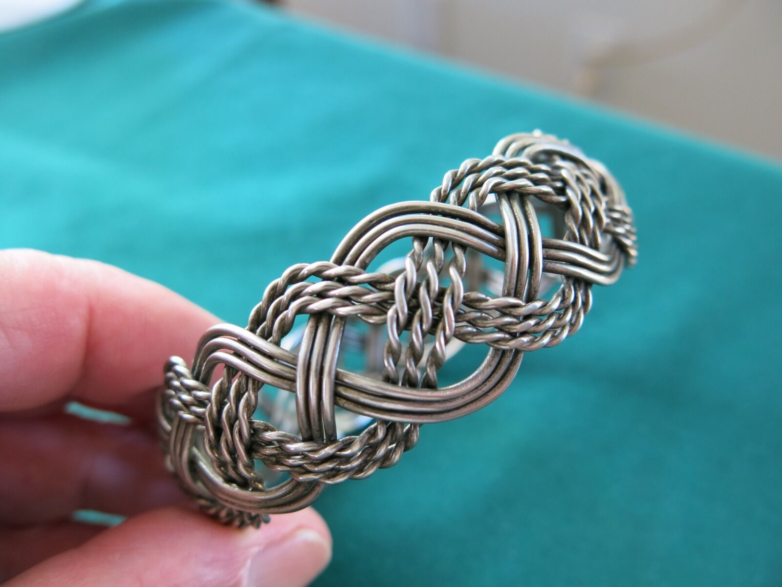 Woven Wire Bangle Bracelet Costume (1135) - image 7