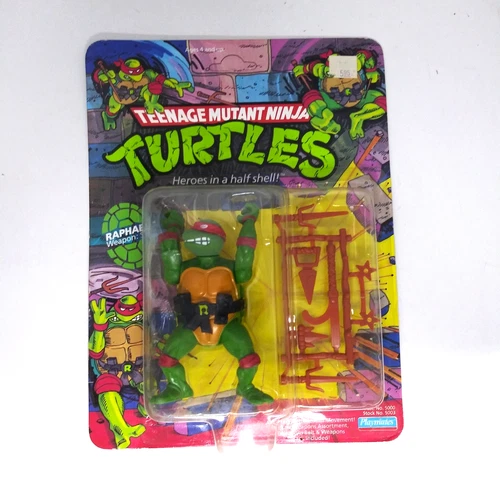 1988 Playmates Toys Teenage Mutant Ninja Turtles Raphael NMMT Action Figure