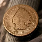 1890 Indian Head Cent Actual Coin Shown - 12