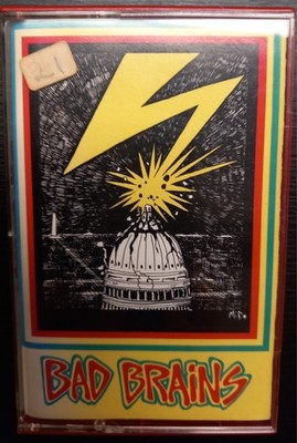 Bad Brains - Bad Brains Yellow MC Tape 1982 Dead Kennedys Black Flag Mudhoney 