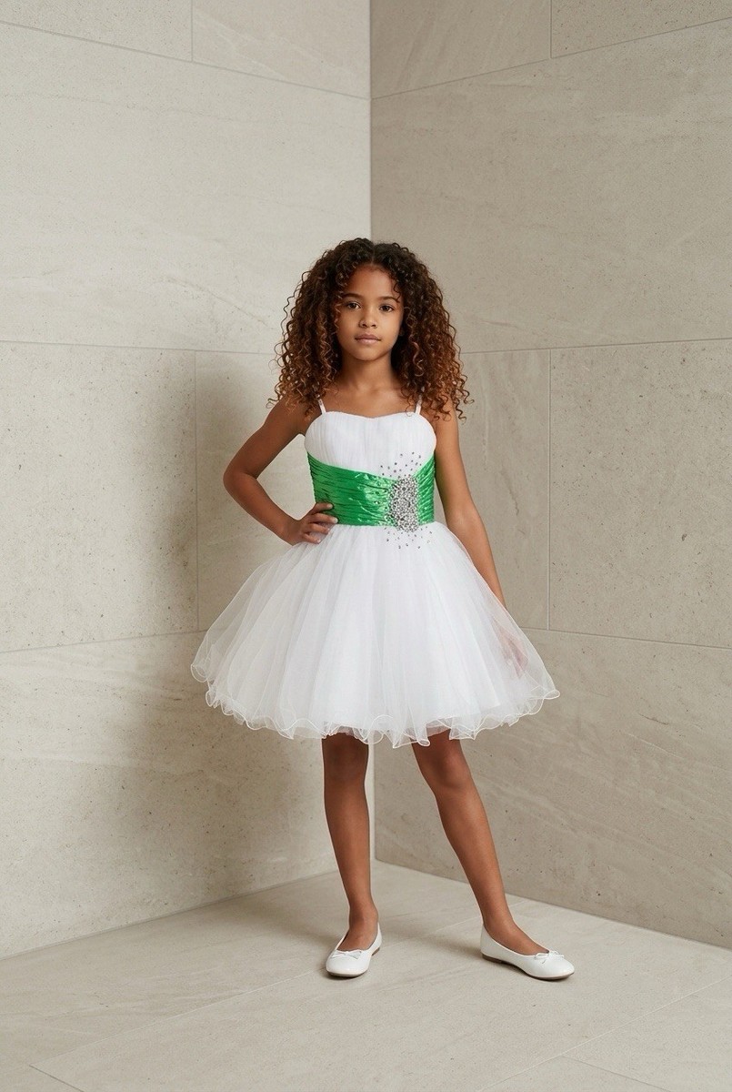 green tulle mini dress Short Babydoll Homecoming Dress with Lace-Up Corset Sage / 3XLarge main image 1