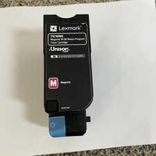 Open Box Lexmark 74C1HM0 Magenta Toner Cartridge