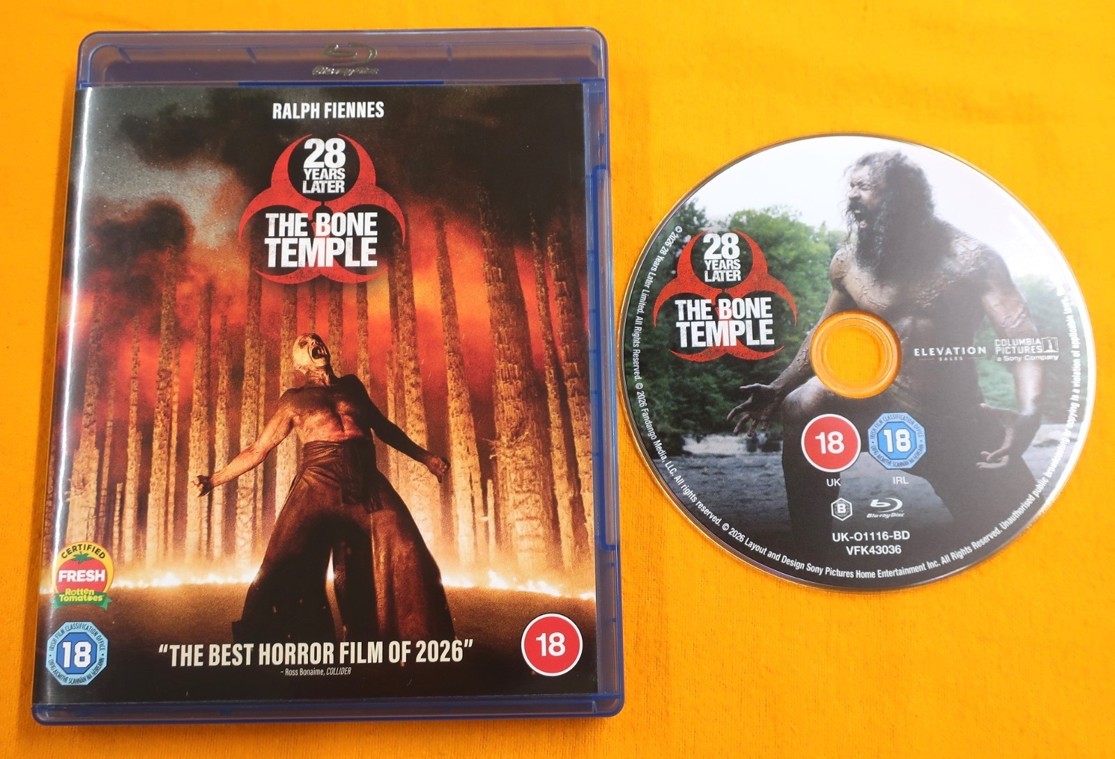 28 Years Later - The Bone Temple - Ralph Fiennes - Blu-Ray Movie!