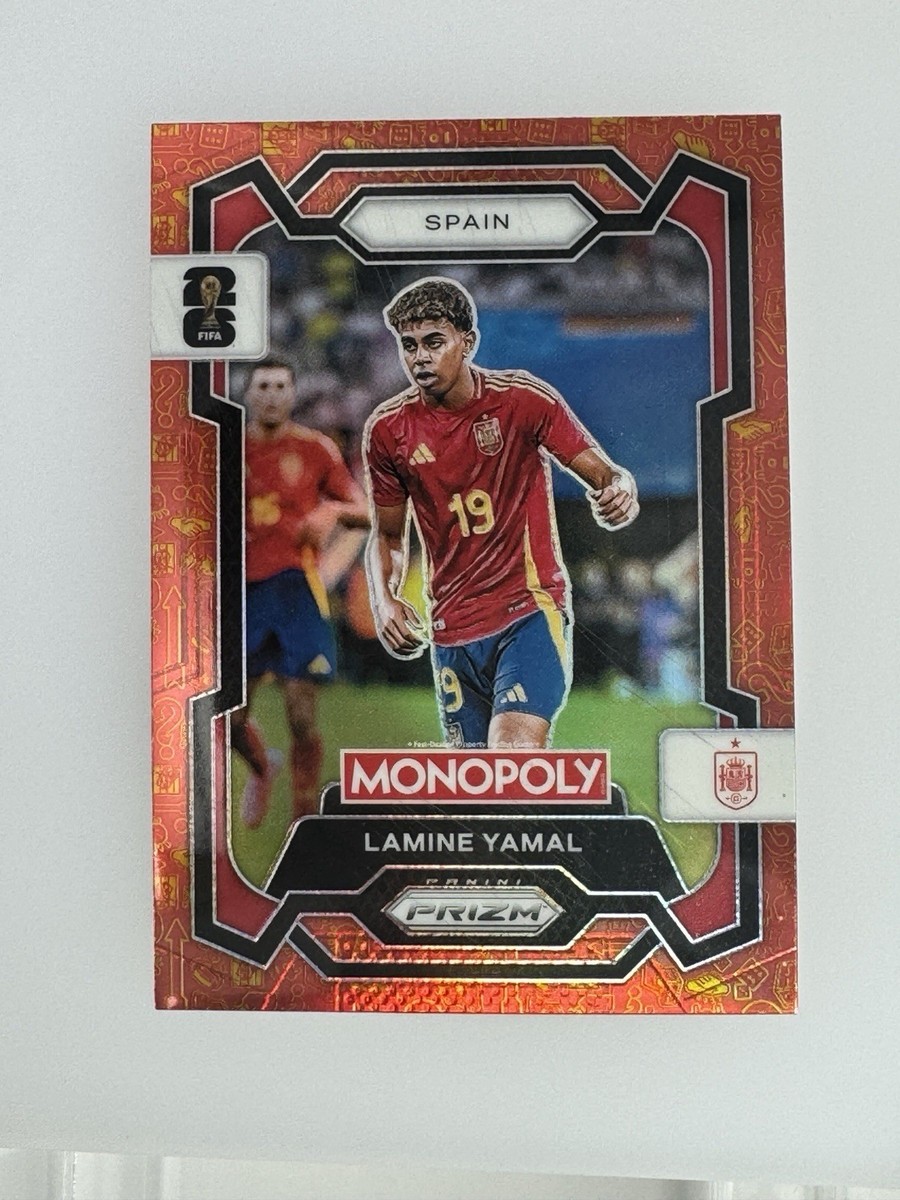 Lamine Yamal 2026 Prizm Monopoly FIFA #41 Orange & Gold Classic