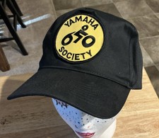 Vintage Yamaha Society 650 Snapback Hat Men's One Size Black OTTO Brand NWOTs