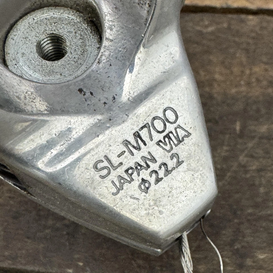 Palanca de cambios delantera triple MTB Japón Shimano Deore XT SL-M700 de colección Foto 3 de 4