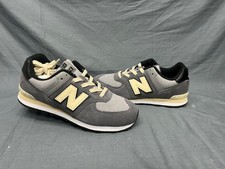 New Balance Boys 574 Athletic Sneakers GC574LGG Grey White Size 6.5 NEW WITH BOX