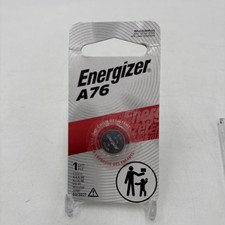 Energizer Watch Battery 1.5 Volt A76 1 Each Sell by Date 3/2027