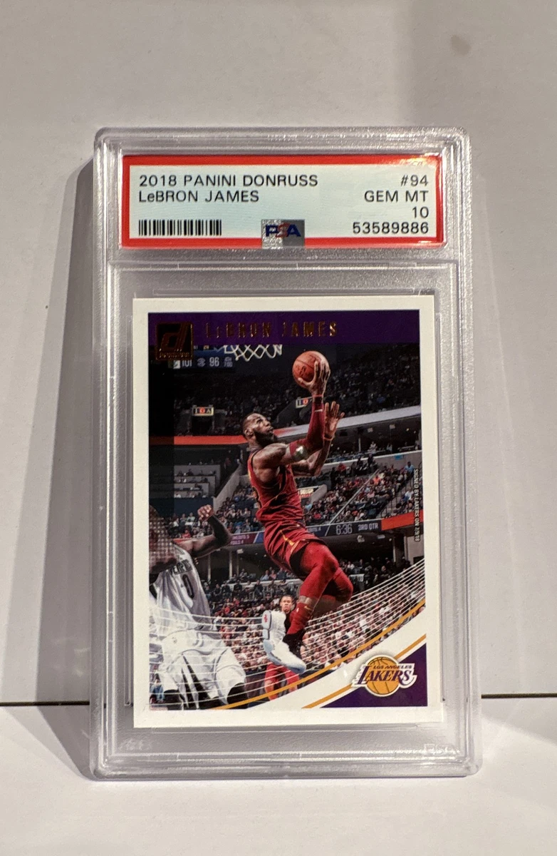 Panini LeBron James 10 Graded Basketball Sports Trading Cards