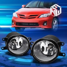 For 08-15 Lexus RX LX GS/06-16 Toyota Rav4 Venza Camry Clear Fog Light Lamps