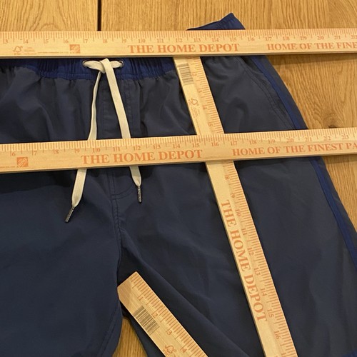 Fair Harbor Men's Anchor Lined Trunk Large Blue Waves Surf Beach Swim Size XL - Picture 5 of 6