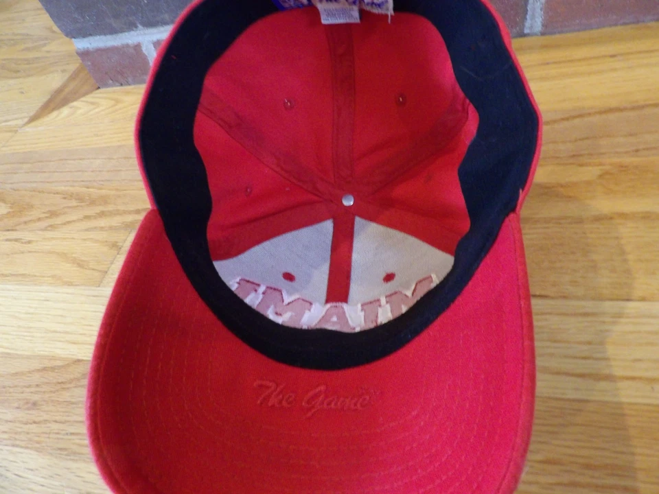 THE GAME NCAA MIAMI OF OHIO REDHAWKS HOCKEY RED FLEX FITTED HAT OSFM - Image 3 of 4
