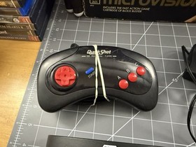 ATGames Sega Genesis Classic Game Console + QuickShot Controller AV Cables