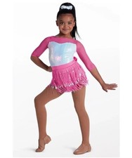 Weissman 17333 Read Your Mind Pink Bubblegum Sequin Fringe Dance Costume MC