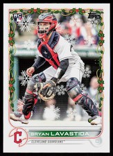 2022 Topps Holiday Bryan Lavastida #HW17 BASEBALL CARD Cleveland Guardians RC