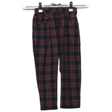 Zara, Hose, Gr&ouml;&szlig;e: 110, Blau/Rot/Gelb, Karo, Flanell, M&auml;dchen #pLg