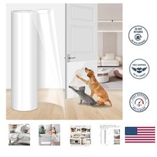 Durable PVC Cat Couch Protector - Easy Install 98.5" x 7.87" for All Furniture