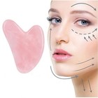 Jade Gua Sha Stone Board Face Massager Tool Natural Facial Scraper for All Skin