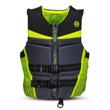 O'Brien Flex V-Back Neoprene Vest - Men's - 2026 - X-Large / Black/Green
