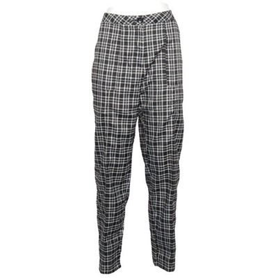 Urban Threads, Stoffhose, Größe: 40, Schwarz/Weiß, Elasthan/Polyester, Karo #8rl
