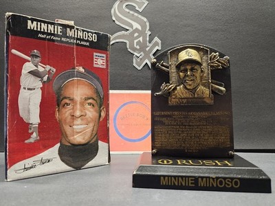 Minnie Minoso Chicago White Sox MLB 2022 SGA Plaque White Sox HOF