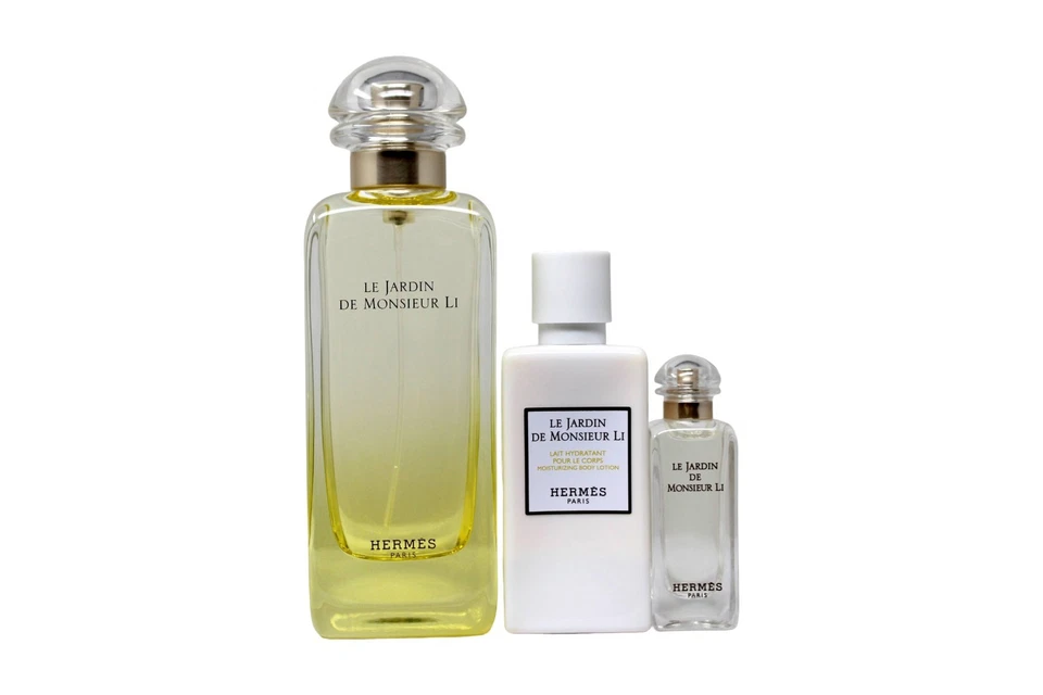 HERMES LE JARDÍN DE MONSIEUR LI SET DE REGALO DE 3 PIEZAS EAU DE TOILETTE SPRAY 100 ML NUEVO EN CAJA Foto 2 de 3